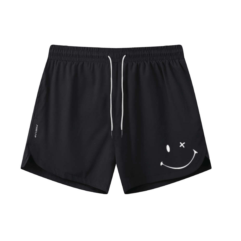 Smiling Face Athletic Quick - Dry Shorts - Norday SE