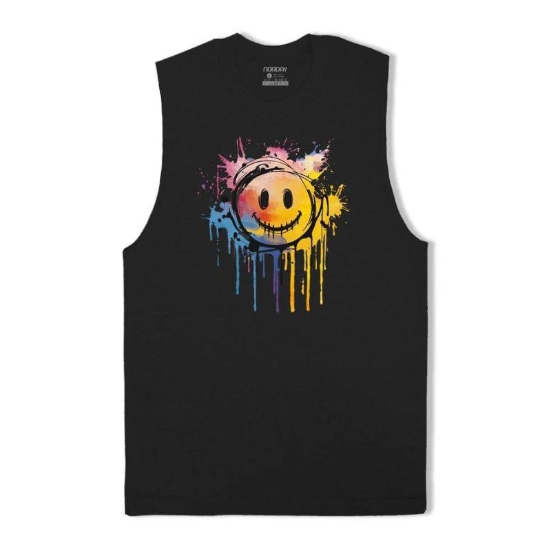 Splash Ink Smiley Tank Top - Norday SE