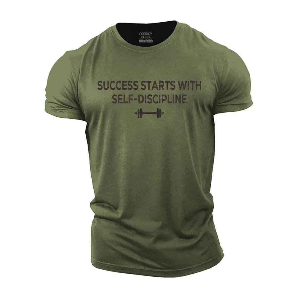 Success Starts with Self - Discipline T-Shirt - Norday SE