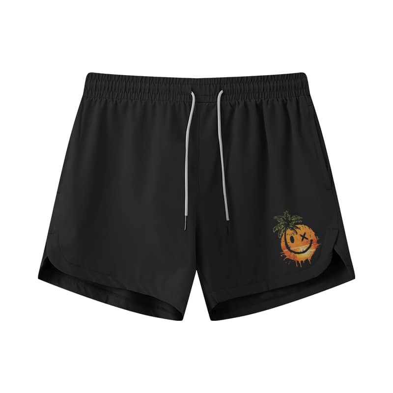 Sommer Smiley Idrettsaktige Quick-Dry Shorts - Norday SE