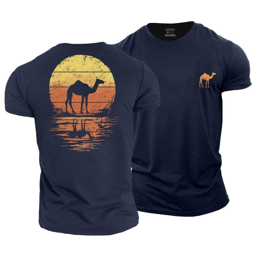 Sun And Camel T-skjorte - Norday SE