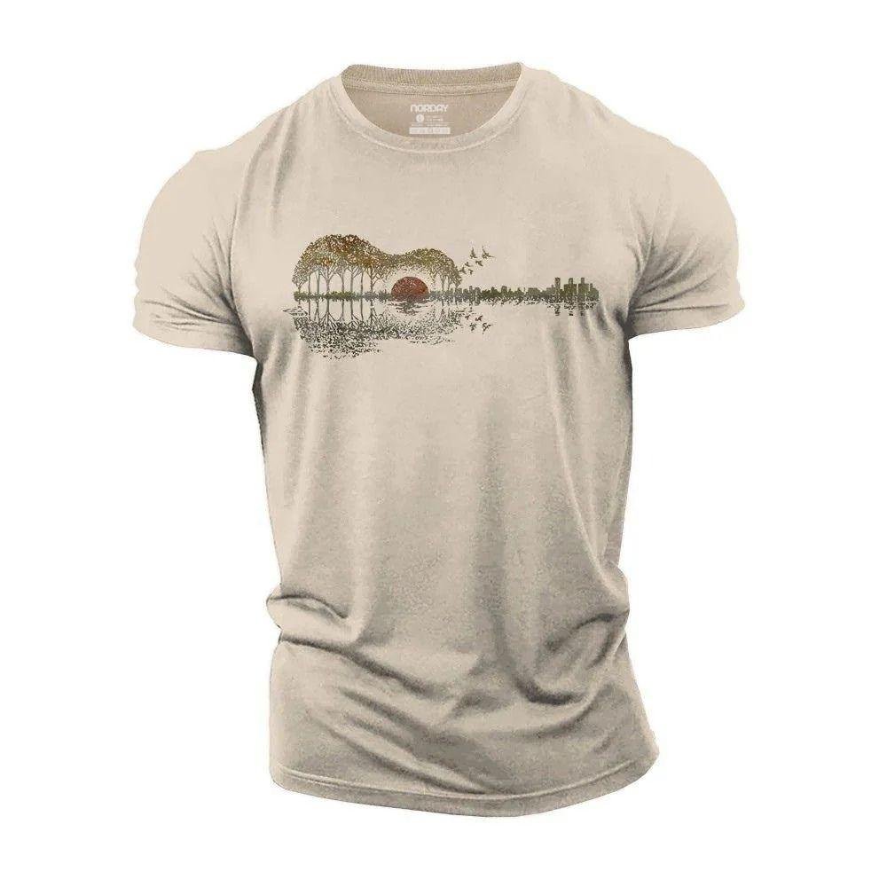 Sunset Guitarscape T-Shirt - Norday SE