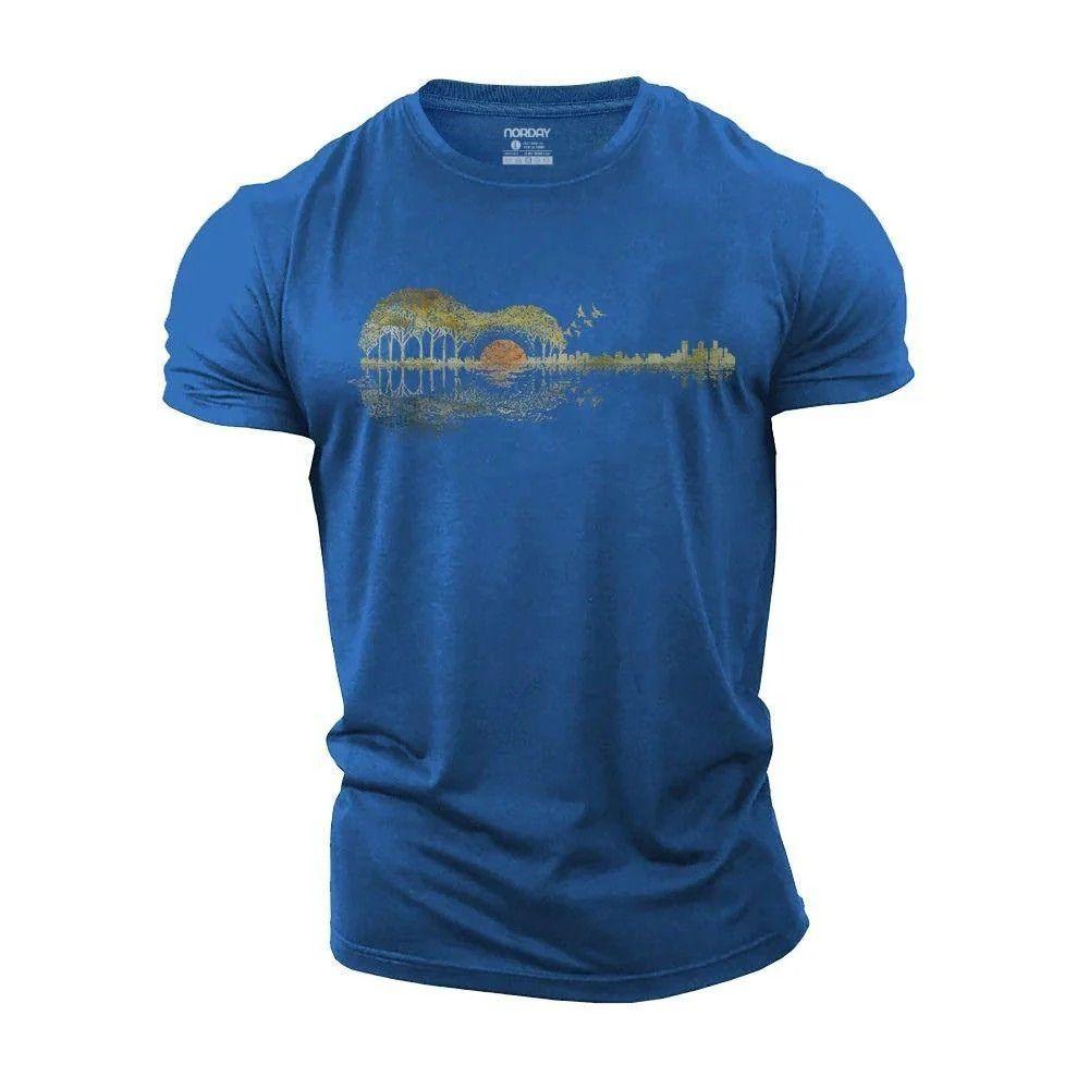 Sunset Guitarscape T-Shirt - Norday SE
