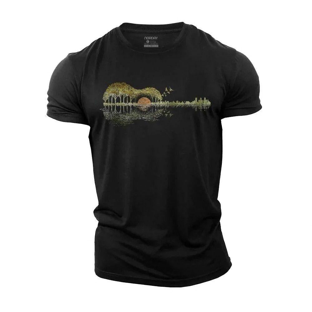 Sunset Guitarscape T-Shirt - Norday SE