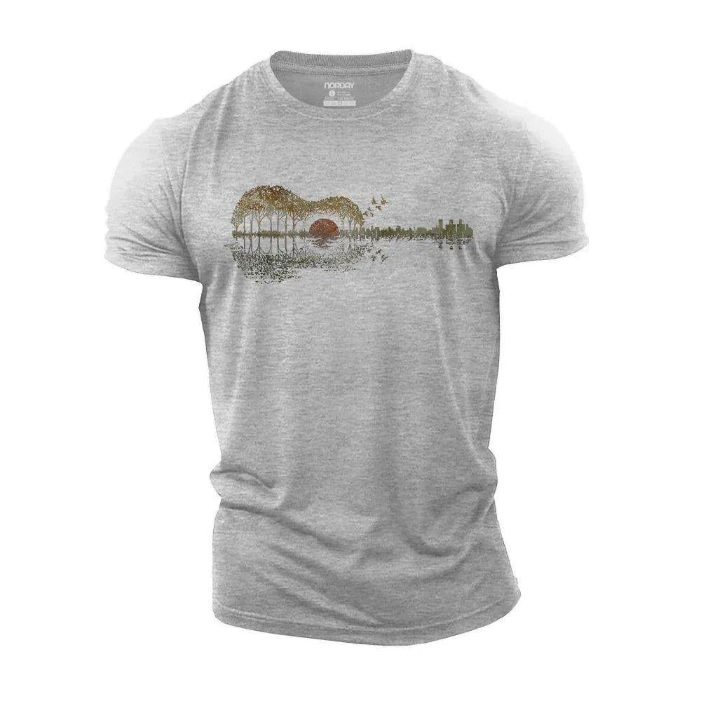 Sunset Guitarscape T-Shirt - Norday SE