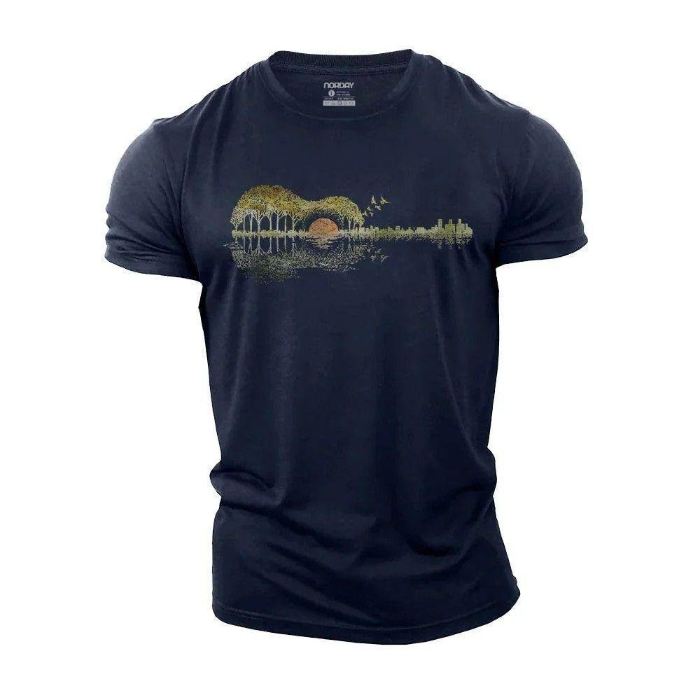 Sunset Guitarscape T-Shirt - Norday SE