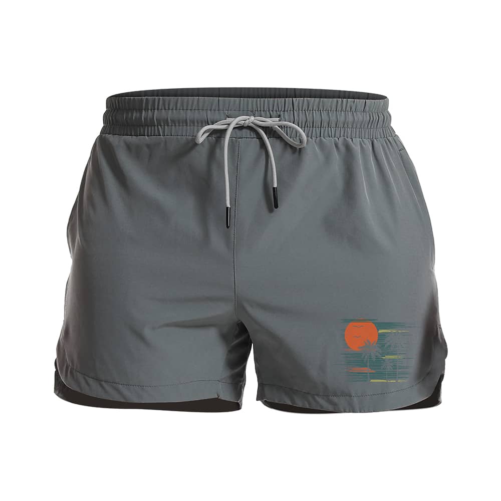 Sunset Palm Athletic Quick - Dry Shorts - Norday SE