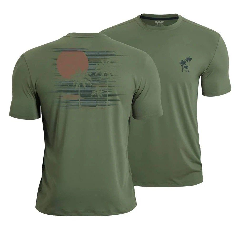 Sunset Palm Athletic Quick - Dry T-Shirt - Norday SE