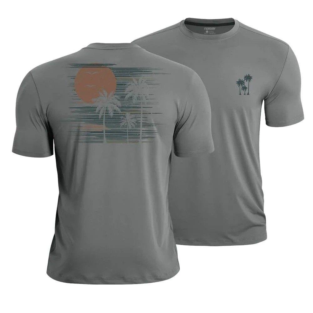 Sunset Palm Athletic Quick - Dry T-Shirt - Norday SE
