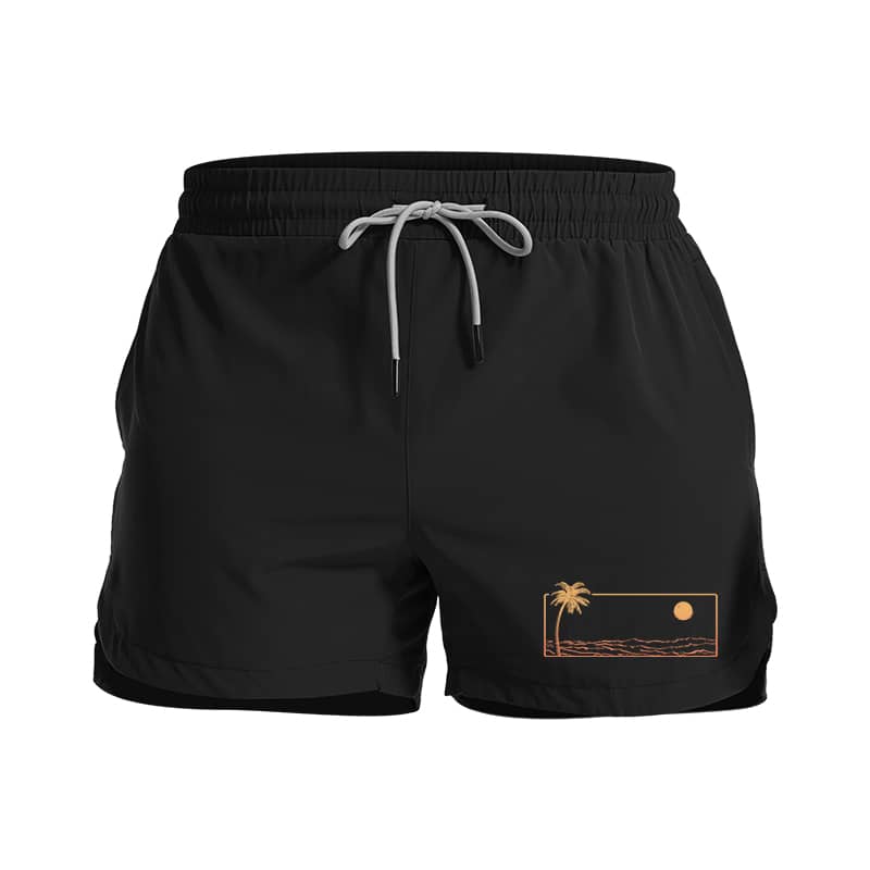 Sunset Sea Athletic Hurtigtørrende Idrettsshorts - Norday SE