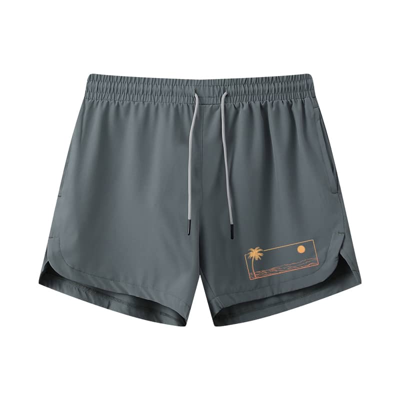 Solnedgang Hav Idrettsshorts med hurtig tørring - Norday SE