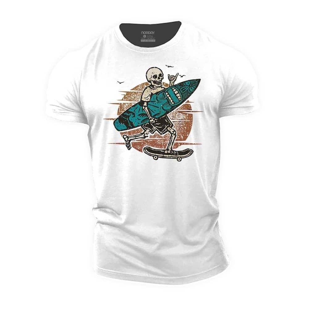 Surfing-skjelett T-skjorte - Norday SE