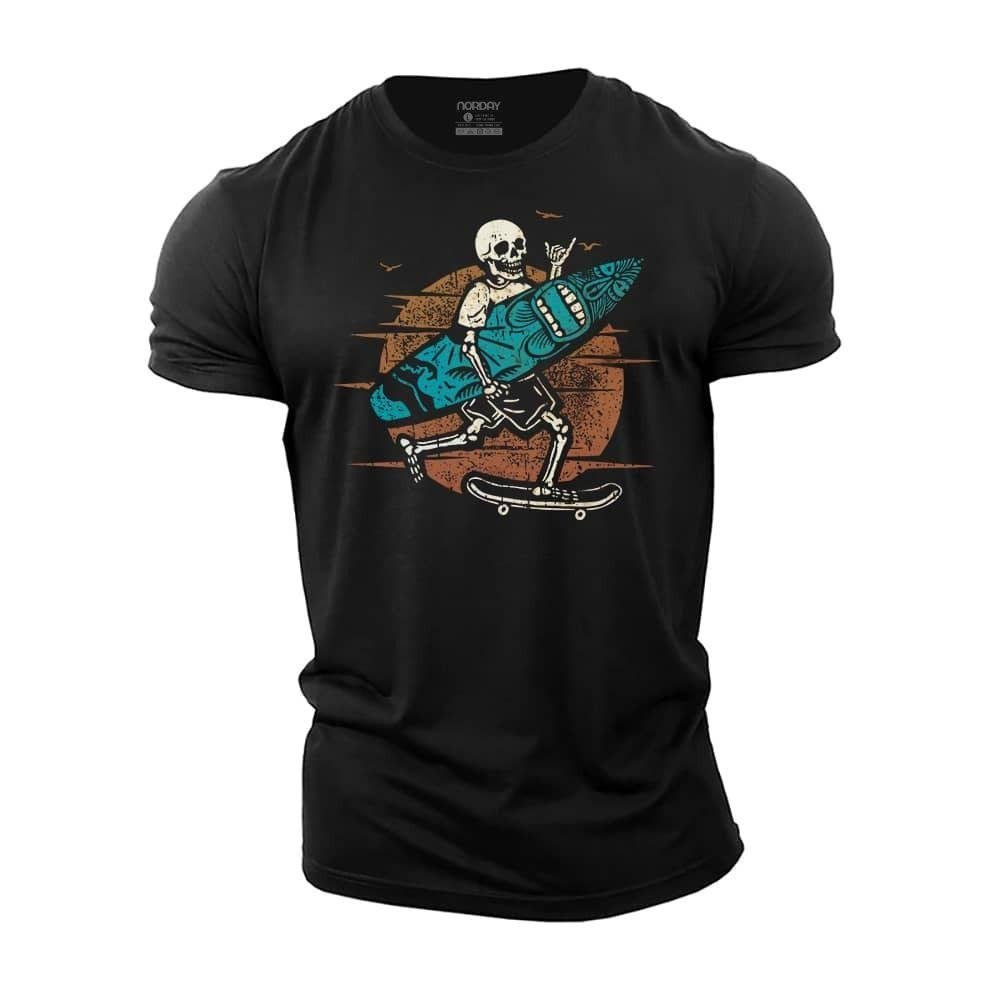 Surfing-skjelett T-skjorte - Norday SE