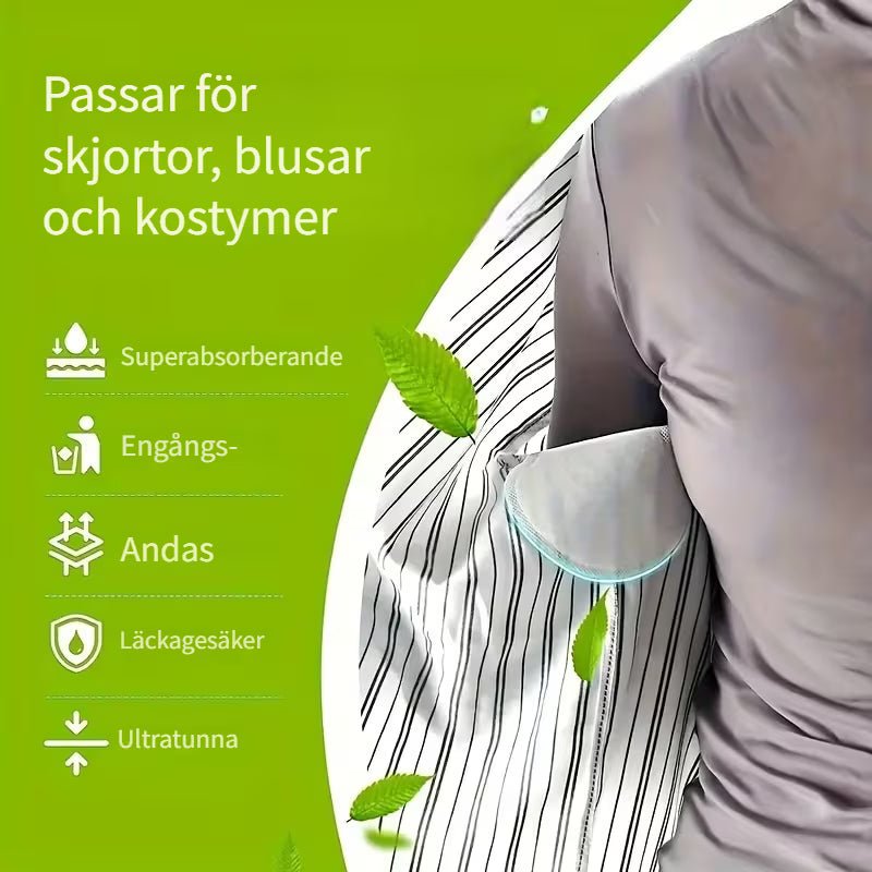 Svettskydd för armhålorna (50 stycken) - Norday SE