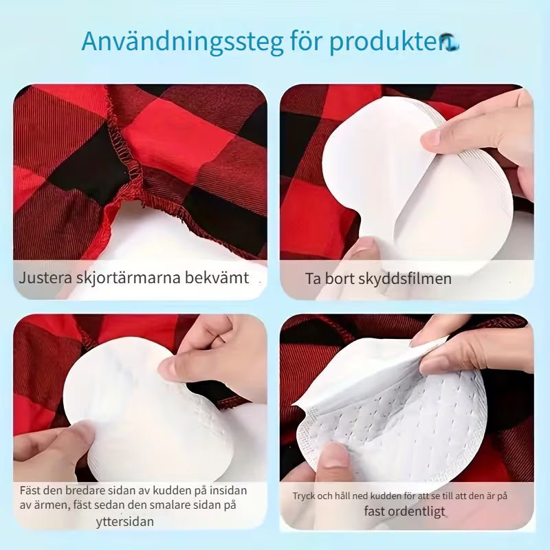 Svettskydd för armhålorna (50 stycken) - Norday SE