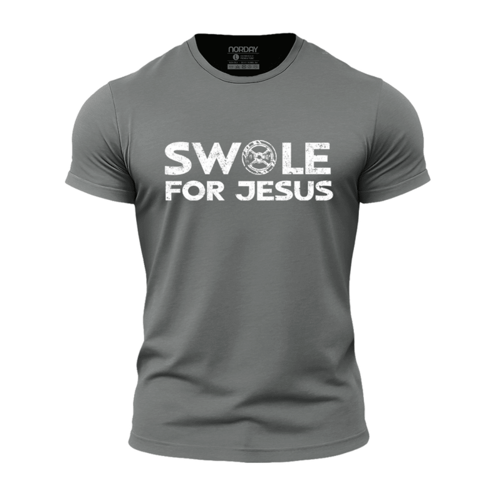Swole for Jesus Idrettslig Kvikktørr T-skjorte - Norday SE