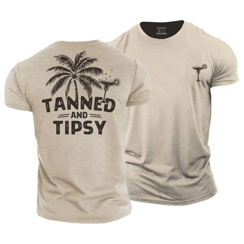 Solbrun og tipsy t-skjorte - Norday SE