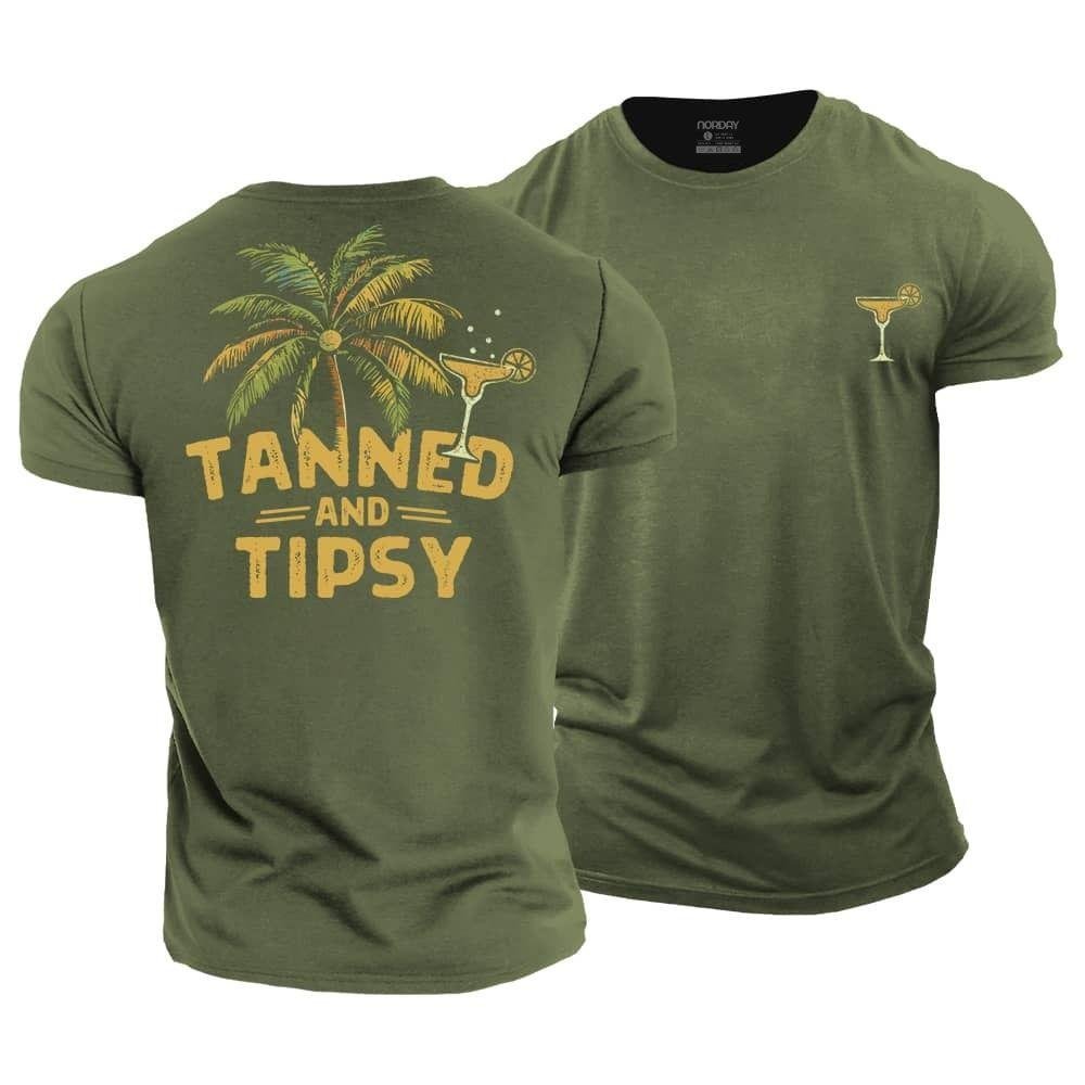 Solbrun og tipsy t-skjorte - Norday SE