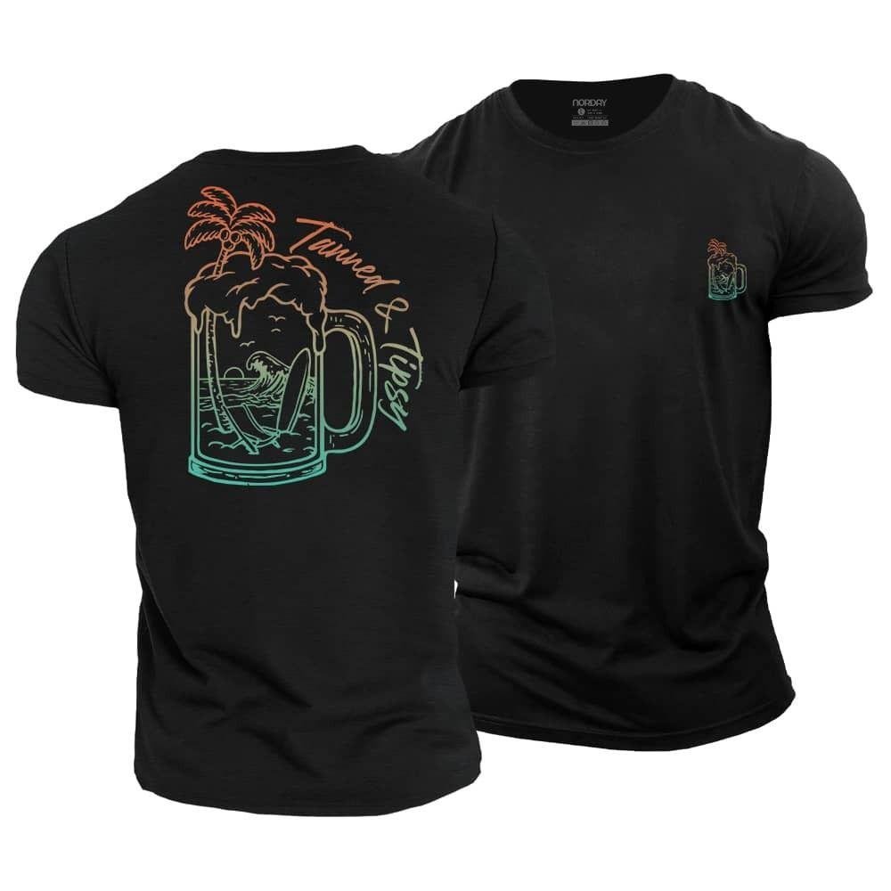 Soltannet tipsy T-skjorte - Norday SE