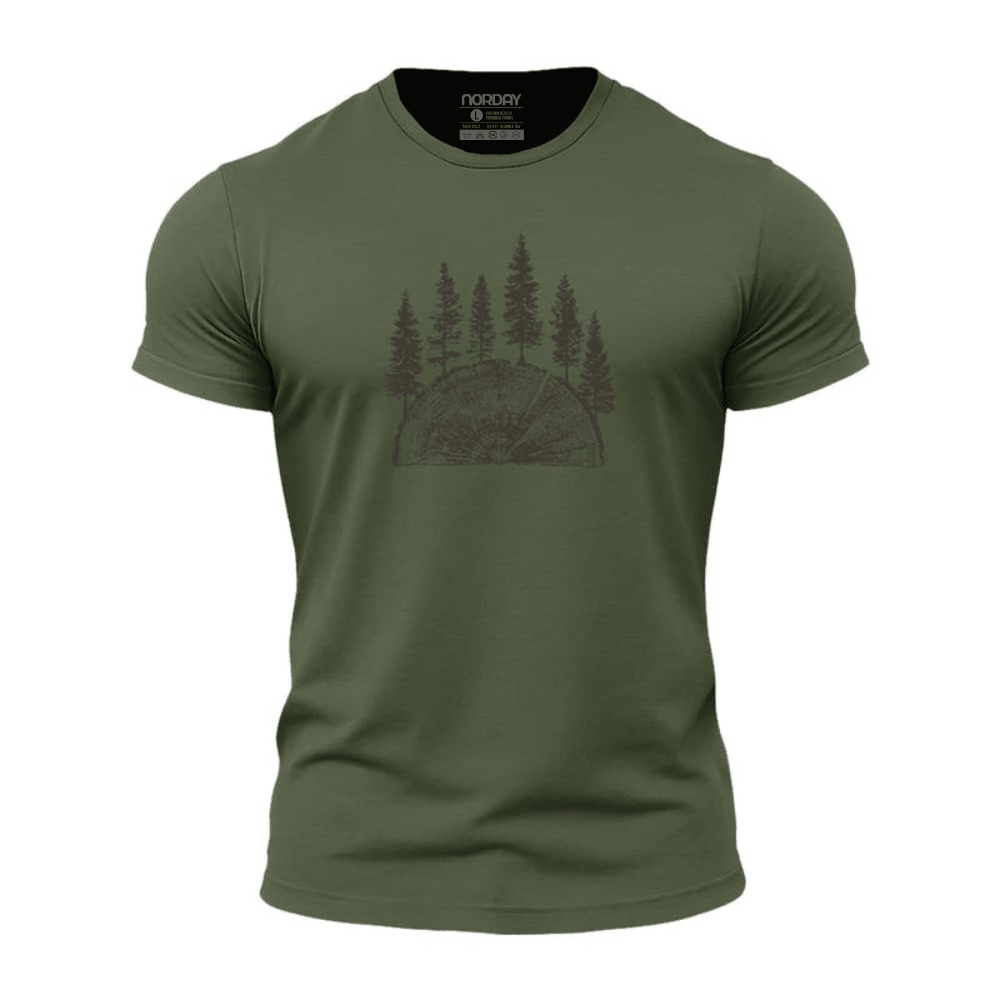 Tree Rings Athletic Quick - Dry T-Shirt - Norday SE