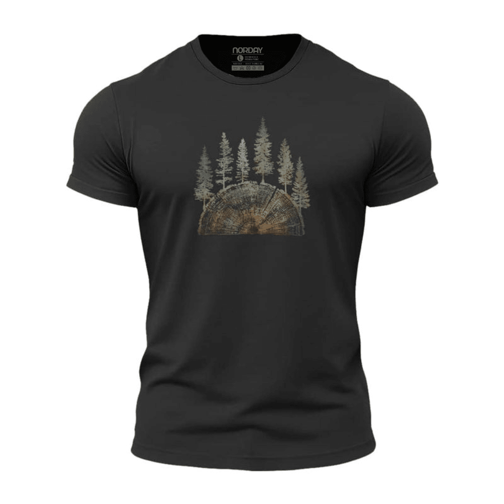 Tree Rings Athletic Quick - Dry T-Shirt - Norday SE