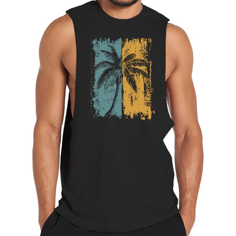 Twotone Palm Tree Tank Top - Norday SE