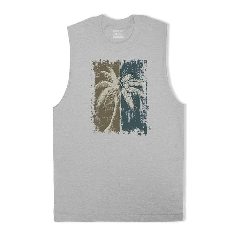 Twotone Palm Tree Tank Top - Norday SE