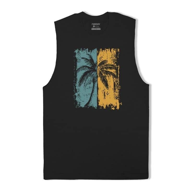 Twotone Palm Tree Tank Top - Norday SE
