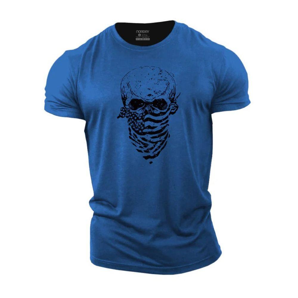 USA Scarf Skull T-Shirt - Norday SE