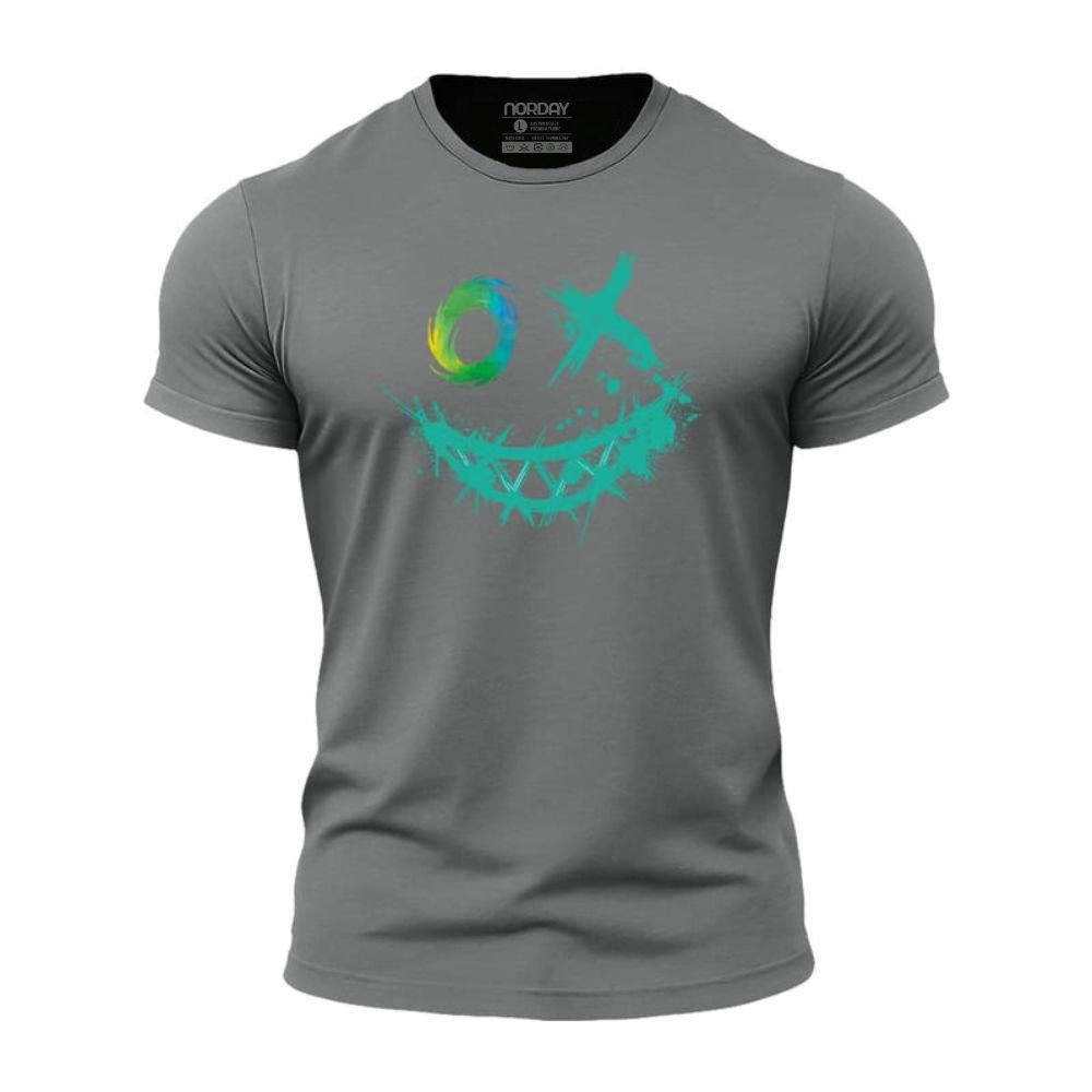 Vibrant Smiley Athletic Quick - Dry T-Shirt - Norday SE