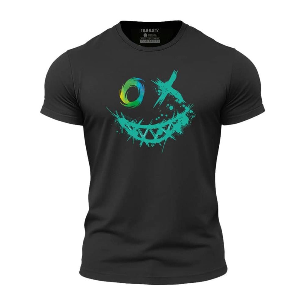 Vibrant Smiley Athletic Quick - Dry T-Shirt - Norday SE