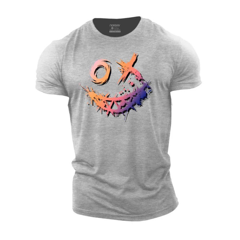 Fargefylt Smiley T-skjorte - Norday SE