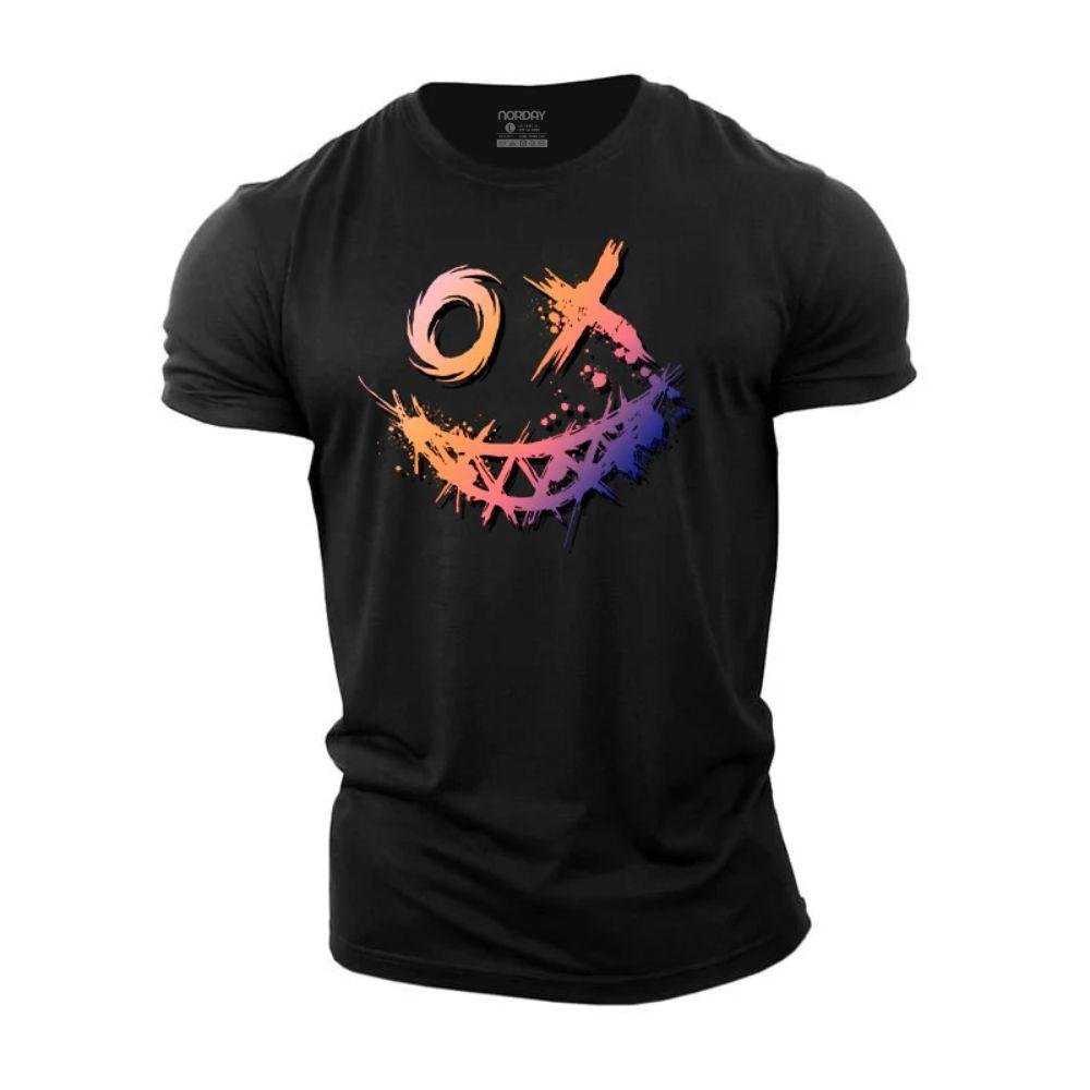 Fargefull Smiley T-skjorte - Norday SE