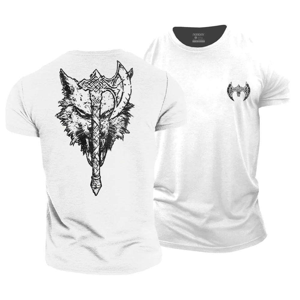 Viking Axe Wolf T-Shirt - Norday SE