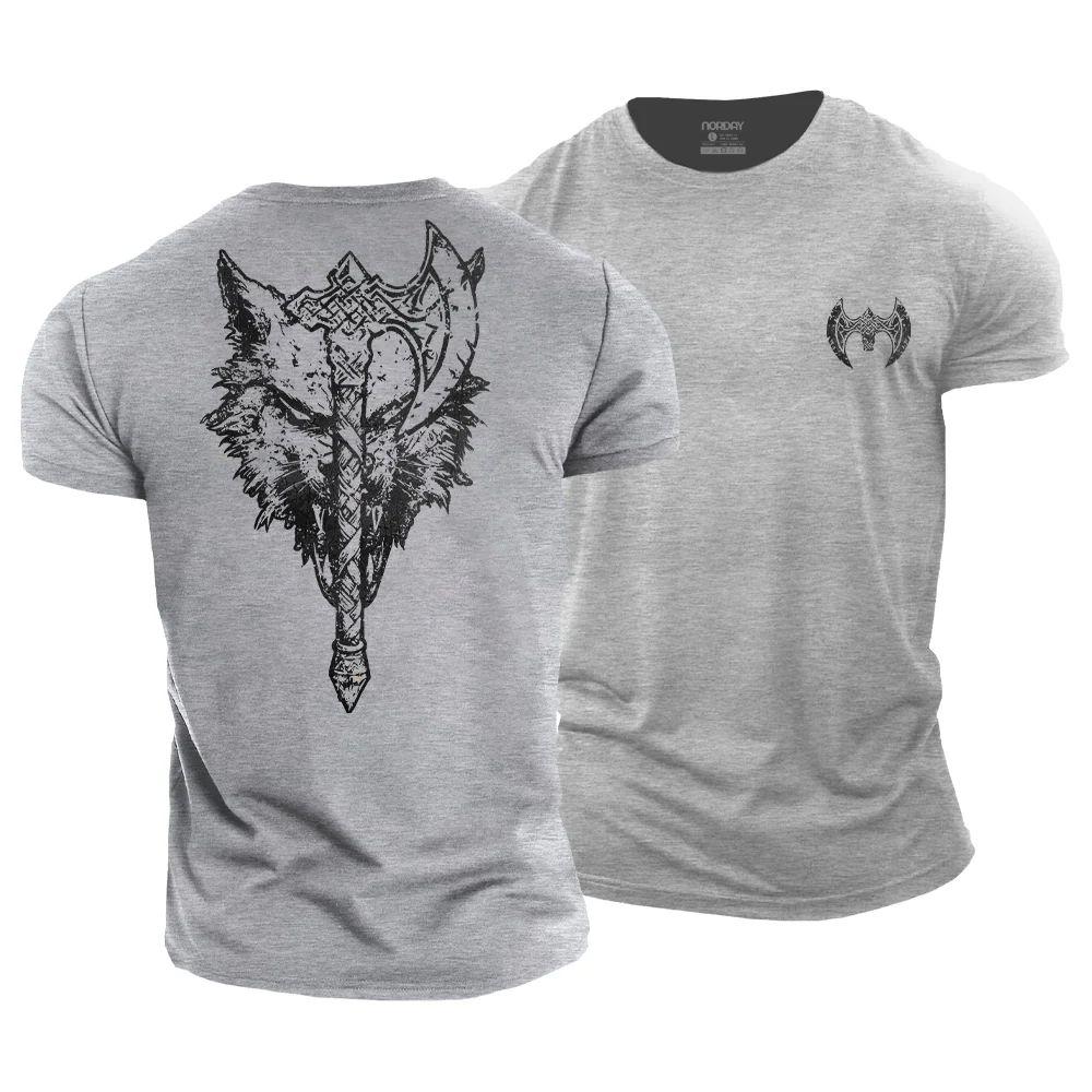 Viking Axe Wolf T-Shirt - Norday SE