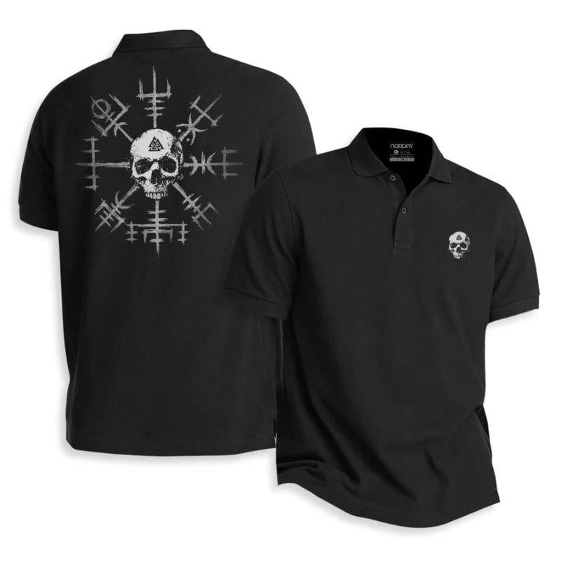 Viking Compass Skull Piké - Norday SE