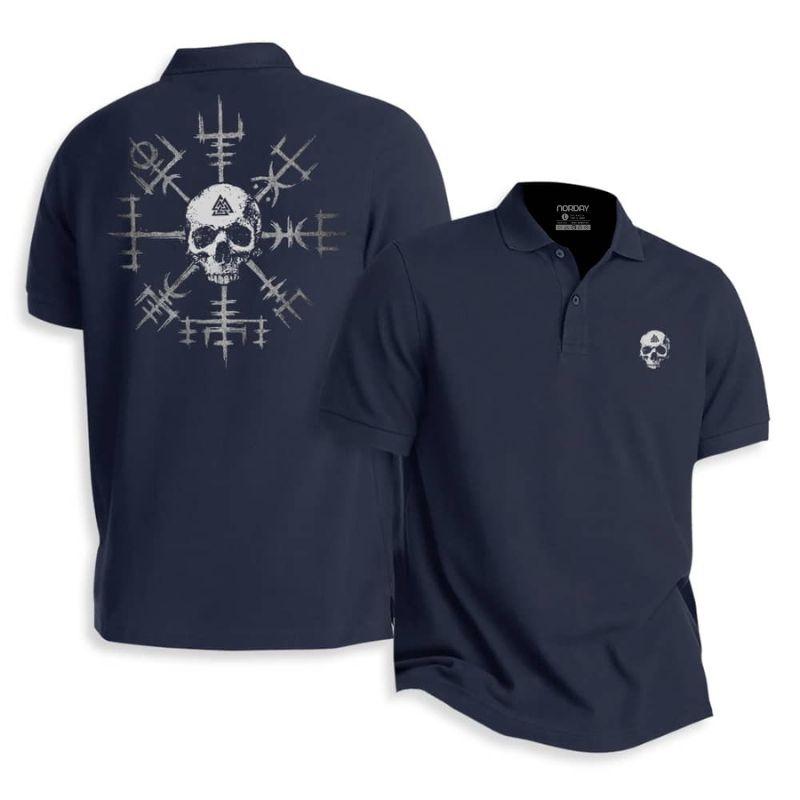 Viking Compass Skull Piké - Norday SE