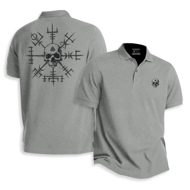 Viking Compass Skull Piké - Norday SE
