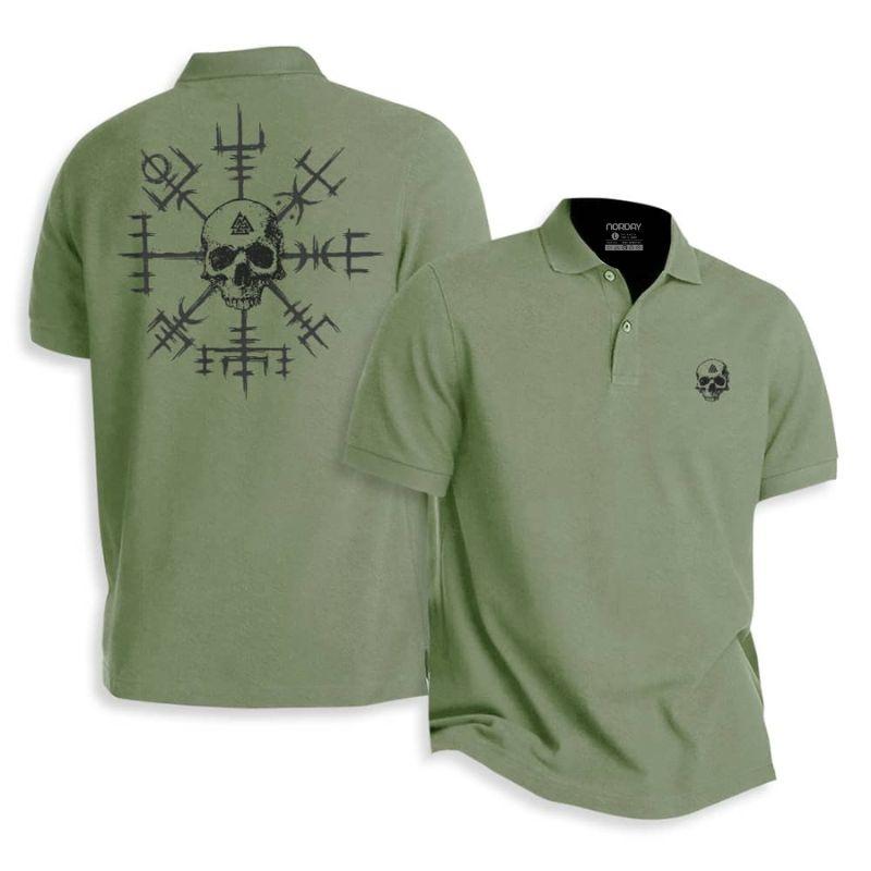 Viking Compass Skull Piké - Norday SE