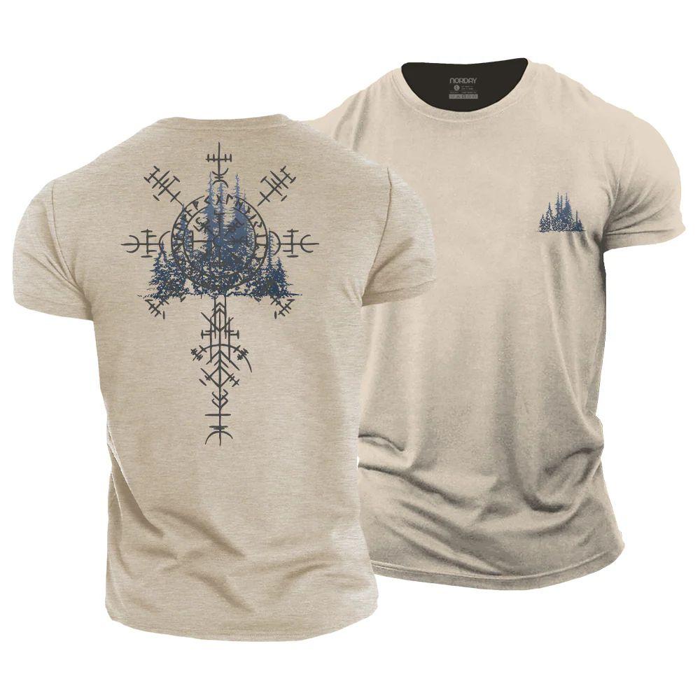 Viking Landscape Compass T-Shirt - Norday SE