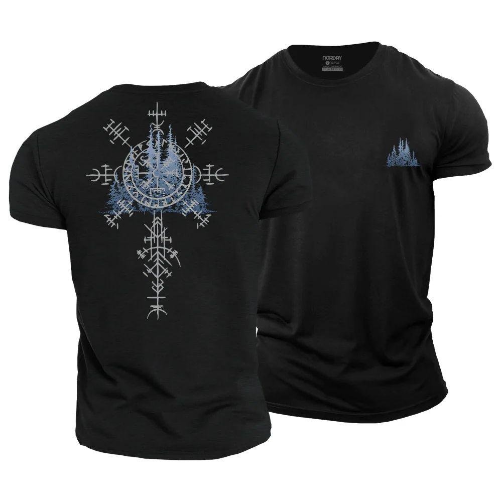 Viking Landscape Compass T-Shirt - Norday SE