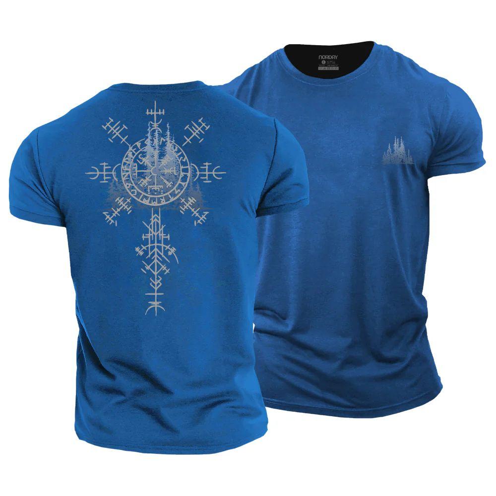 Viking Landscape Compass T-Shirt - Norday SE