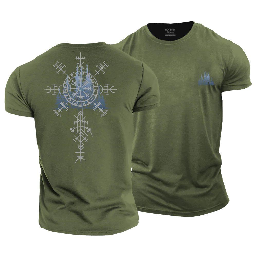 Viking Landscape Compass T-Shirt - Norday SE