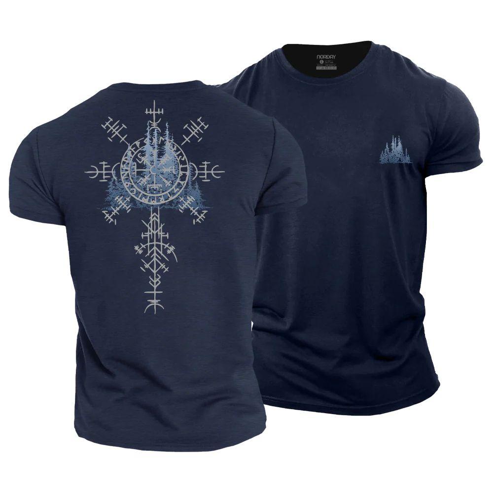 Viking Landscape Compass T-Shirt - Norday SE