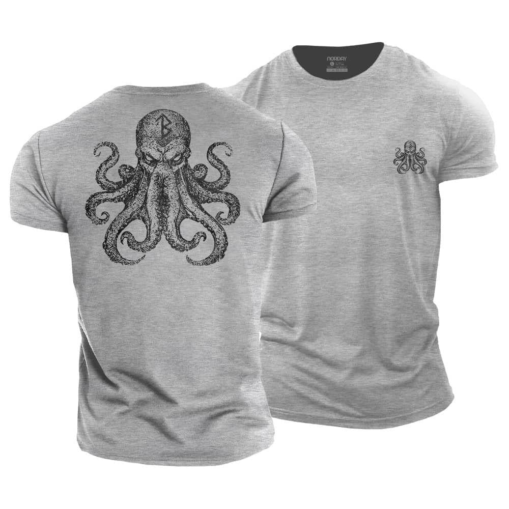 Viking-rune Octopus T-skjorte - Norday SE
