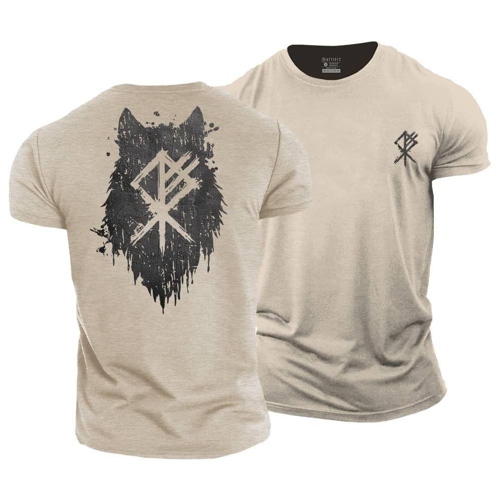 Viking Wolf Silhouette T-Shirt - Norday SE