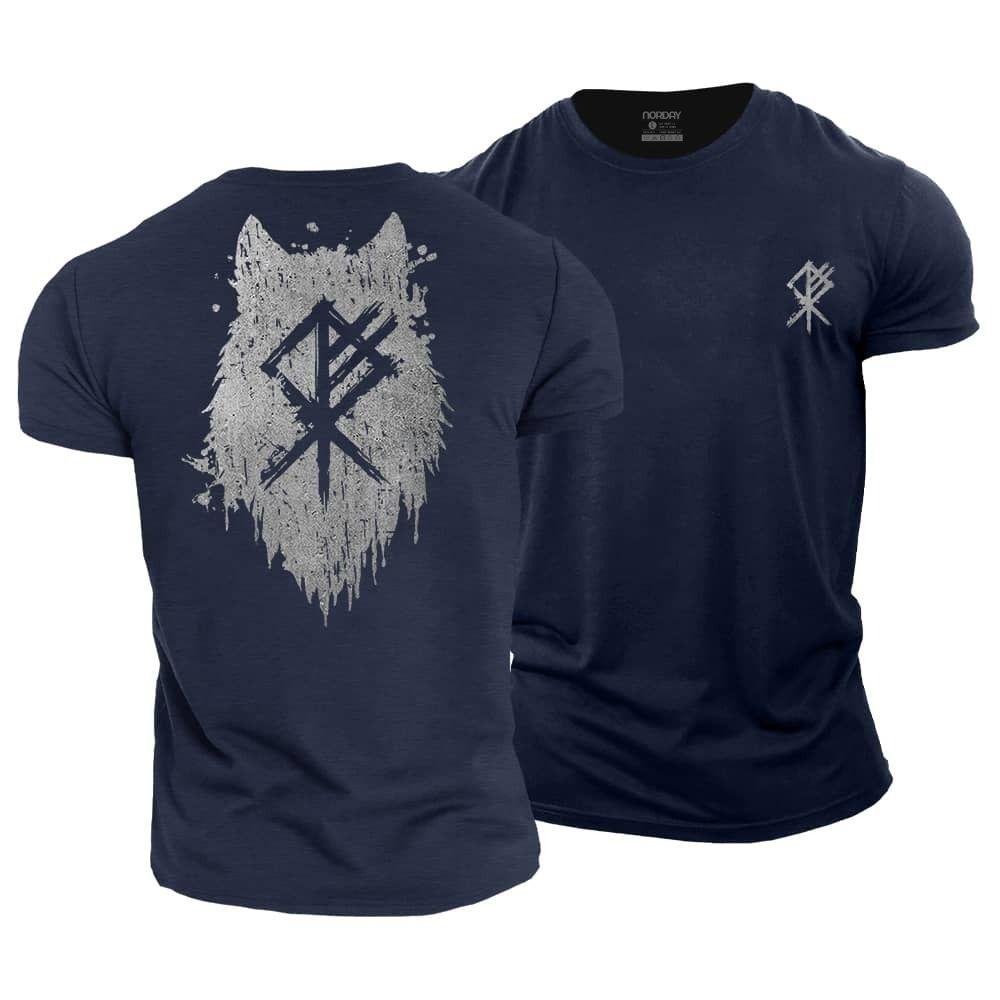 Viking Wolf Silhouette T-Shirt - Norday SE