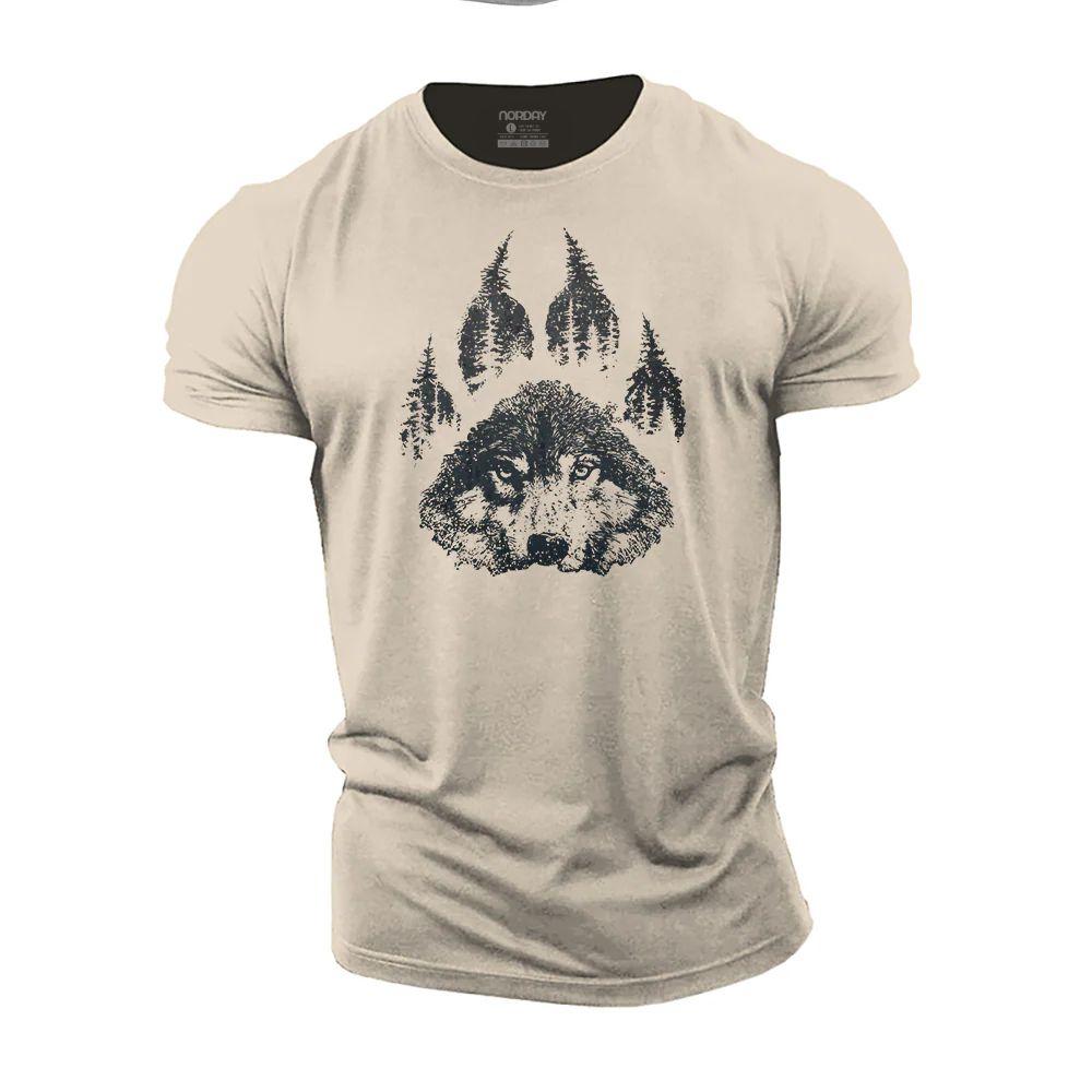 Ulvepaw Skog T-skjorte - Norday SE