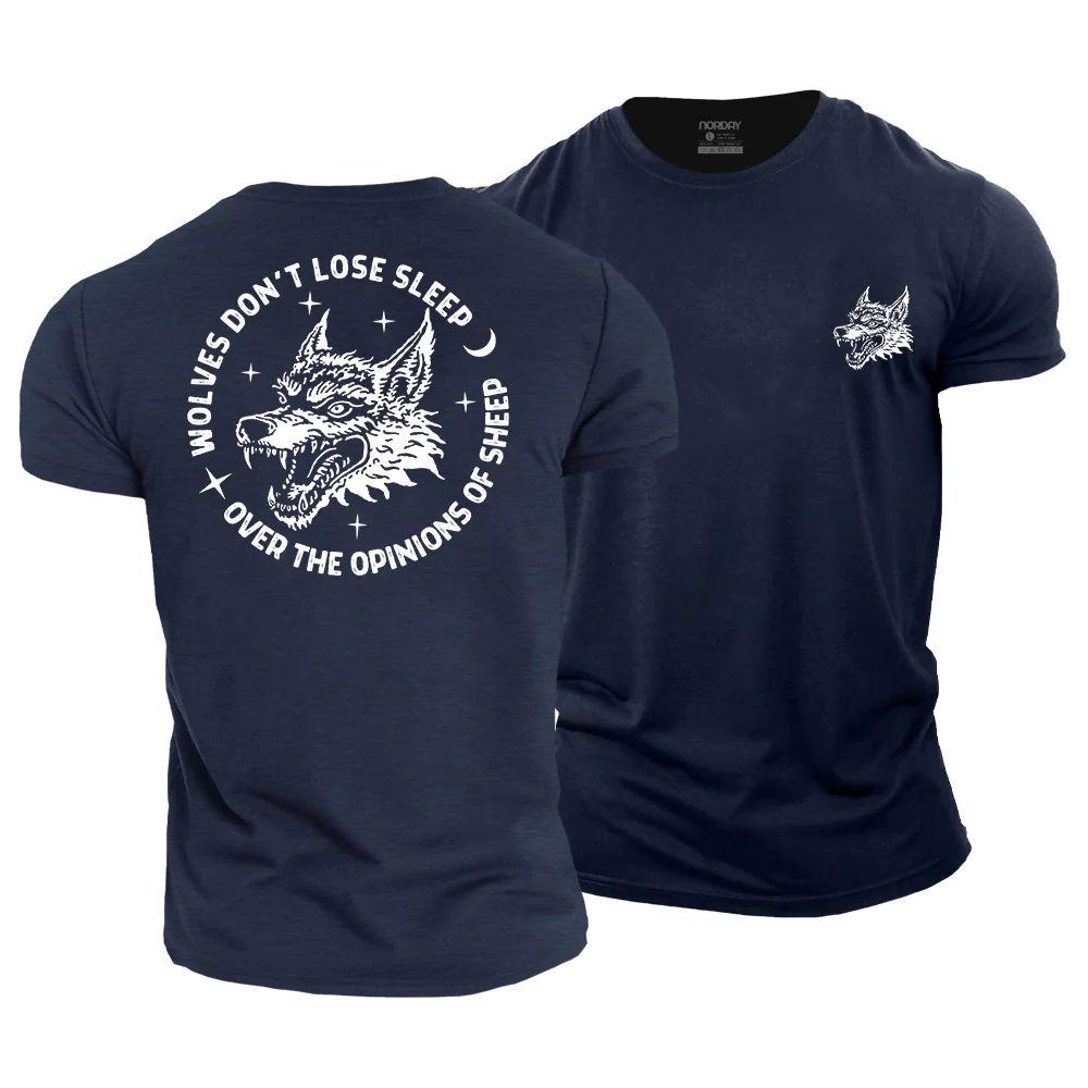 Wolves Don't Lose Sleep Over The Opinions Of Sheep T-Shirt - Norday SE