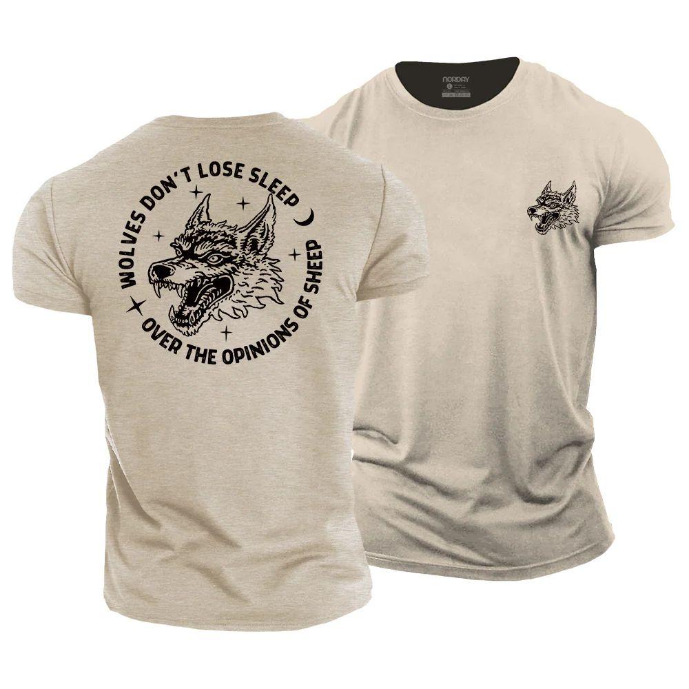 Wolves Don't Lose Sleep Over The Opinions Of Sheep T-Shirt - Norday SE